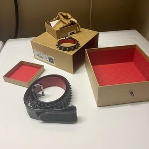 Christian Louboutin matching belt/bracelet